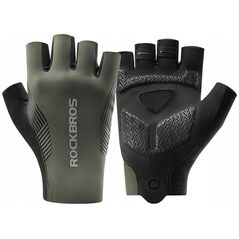 Γάντια ποδηλασίας RockBros άνοιξη/καλοκαίρι/φθινόπωρο, κοντά δάχτυλα, μέγεθος: XL - πράσινα