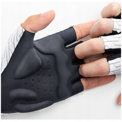 Γάντια ποδηλασίας RockBros MTB μέγεθος: S - λευκό-μαύρο