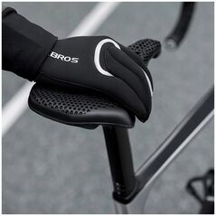 Γάντια ποδηλασίας RockBros πλήρη, αδιάβροχα, μέγεθος: S/M - μαύρα