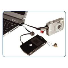 Καλώδιο USB Logo USB-A - miniUSB 0.3 m Μαύρο (24904)