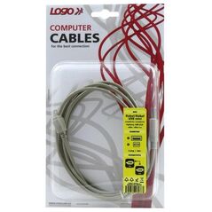 Kabel USB Logo USB-A - miniUSB 2 m Czarny (17077)