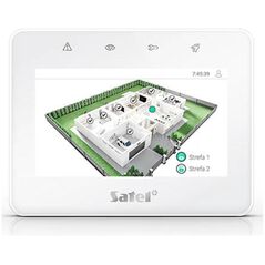 Satel SATEL Χειριστήριο με οθόνη αφής 4,3" INT-TSG2R-W λευκό