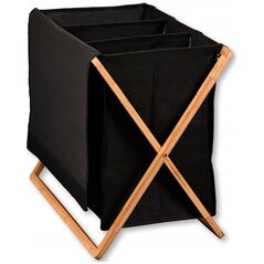 Καλάθι πλυντηρίου Kesper με μπαμπού σκελετό, 41 x 33 cm