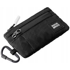Πορτοφόλι RockBros τουριστικό με καραμπίνερ - μαύρο