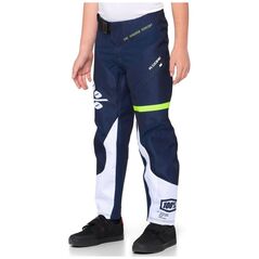 100% Spodnie juniorskie 100% R-CORE Pants dark blue yellow roz. 26 (40 EUR) (NEW)