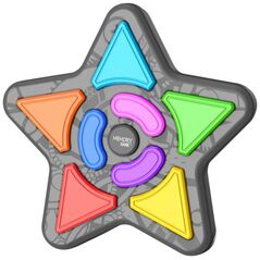 Ηλεκτρονικό Παιχνίδι Λογικής Μνήμης Αστέρι Φωτός Ήχοι 4 σε 1 LeanToys