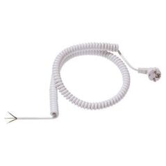 Σπιράλ καλώδιο BACHMANN 1-4m λευκό, H05VV-F 3G1.5mm AEH/CEE7/7