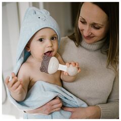 BabyOno 1553/02 ΜΠΑΜΠΟΥ ΠΕΤΣΕΤΑ ΜΠΑΝΙΟΥ 100 X 100 ΜΠΛΕ