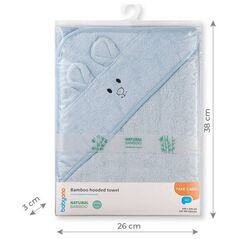 BabyOno 1553/02 ΜΠΑΜΠΟΥ ΠΕΤΣΕΤΑ ΜΠΑΝΙΟΥ 100 X 100 ΜΠΛΕ