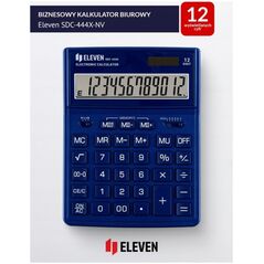 Υπολογιστής Eleven Eleven Υπολογιστής SDC-444XRNVE μπλε με 12-ψήφια οθόνη
