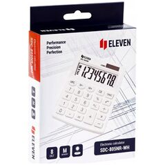 Καλκογράφος Eleven Eleven Καλκογράφος SDC805NRWHEE 8-ψήφια οθόνη λευκός