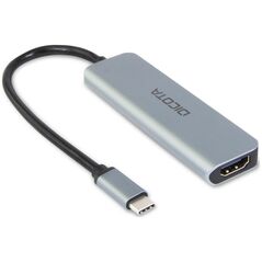 HUB USB Dicota Hub USB-C 5 σε 1 Video Hub 4K PD 100W