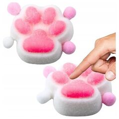 Παιχνίδι Αντιστρές Αισθητηριακό Γούνινο Squishy Λευκό Γατίσιο Πατουσάκι