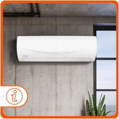 Πακέτο: πλήρες σετ κλιματιστικού τοίχου τύπου monosplit EIGO TVK-E51 ισχύος 5,1 kW/18 BTU (εξωτερική και εσωτερική μονάδα)