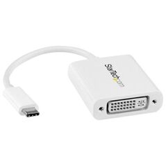 Προσαρμογέας USB StarTech USB-C - DVI Λευκός (CDP2DVIW)