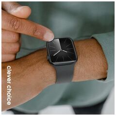 Crong Crong Liquid - Λουράκι για Apple Watch 42/44/45/49 mm (γραφίτης)