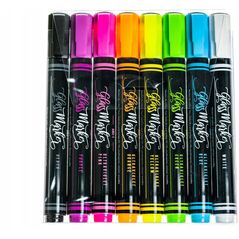 Μαρκαδόροι κιμωλίας Rystor Glass RMG-1 8 χρώματα