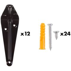 Ράφια τοίχου 6 τεμ Maclean, 8kg max, MC-331