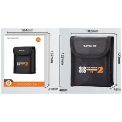 Θήκη SunnyLife Θήκη Προστασίας για 2x Μπαταρίες για Drone Dji Avata 2 Ανθεκτική στη Φωτιά / At2-dc782-2