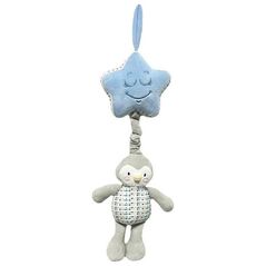 Μουσικό Κουτί Πιγκουίνος Μέντα-Μπλε Λούτρινο Μαλακό Υλικό Ήχος