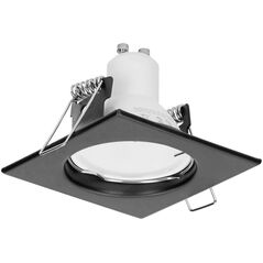 Orno SUTRI SC διακοσμητικό πλαίσιο για σποτ φωτιστικό, MR16/GU10 max 50W, τετράγωνο, σταθερό, μαύρο