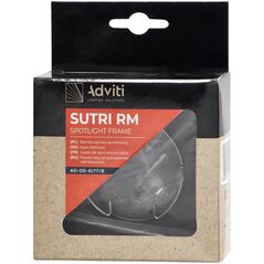 Orno SUTRI SC διακοσμητικό πλαίσιο για σποτ φωτιστικό, MR16/GU10 max 50W, τετράγωνο, σταθερό, μαύρο