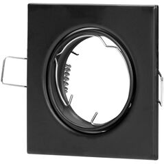 Διακοσμητικό πλαίσιο Orno SUTRI SM για σποτ φωτιστικό, MR16/GU10 max 50W, τετράγωνο, ρυθμιζόμενο, μαύρο