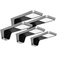 Orno NELA σετ 5 φωτιστικών LED κάτω από το ντουλάπι, 4x2W+7,5W, 4000K, με USB, μαύρο