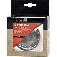 Διακοσμητικό πλαίσιο Orno SUTRI SC για σημειακή φωτιστική, MR16/GU10 max 50W, τετράγωνο, σταθερό, σατέν