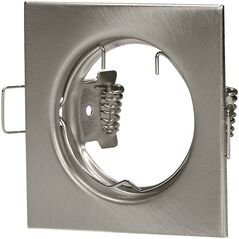 Διακοσμητικό πλαίσιο Orno SUTRI SC για σημειακή φωτιστική, MR16/GU10 max 50W, τετράγωνο, σταθερό, σατέν