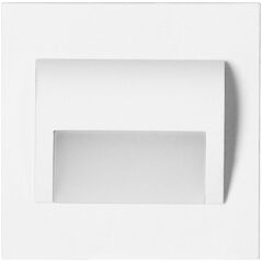 Φωτιστικό σκαλοπατιών Orno DRACO LED NEW 1,5W, φωτιστικό σκαλοπατιών υποδοχής, 12VDC, 30lm, 3000K, λευκό, καινοτόμος τρόπος εγκατάστασης