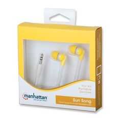 Manhattan Manhattan ακουστικά in-ear κίτρινα MNH-178297 έως 12 άτοκες Δόσεις