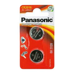 PANASONIC Panasonic CR2016 μπαταρίες λιθίου 3V 2τμχ PAN-CR2016L-2 έως 12 άτοκες Δόσεις