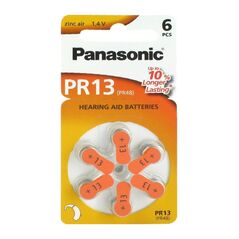 PANASONIC Panasonic PR13 μπαταρίες Zinc Air 1,4V 6τμχ PAN-PR13L-6 έως 12 άτοκες Δόσεις
