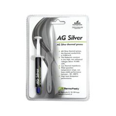 TERMOPASTY Πάστα Θερμοαπαγωγής AG Silver 3g AGT-107 έως 12 άτοκες Δόσεις