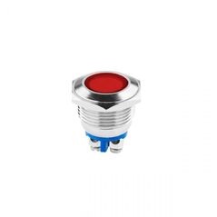 LED 18 mm 230V Μεταλλικό Κόκκινο DM-0159 έως 12 άτοκες Δόσεις