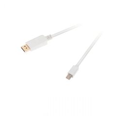 Cabletech Καλώδιο Mini DisplayPort - HDMI 1.8m Λευκό Cabletech DM-0852 έως 12 άτοκες Δόσεις
