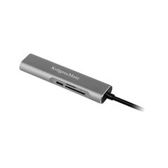 Kruger&Matz Αντάπτορας (HUB) USB τύπου C σε HDMI / USB3.0 / SD / MicroSD / C Kruger&Matz KM0390 έως 12 άτοκες Δόσεις