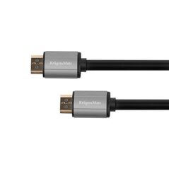 Kruger&Matz Καλώδιο HDMI - HDMI 1m Kruger & Matz Basic KM1203 έως 12 άτοκες Δόσεις