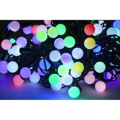 Χριστουγεννιάτικα LED RGB 10m Πολύχρωμα Επεκτάσιμα DM-0411-L έως 12 άτοκες Δόσεις