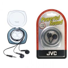 JVC Ακουστικά JVC HA-F10C Μαύρα με Θήκη JVC0016 έως 12 άτοκες Δόσεις