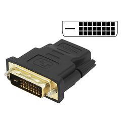 BLOW Αντάπτορας DVI - HDMI M/F BLOW DM-92-130 έως 12 άτοκες Δόσεις