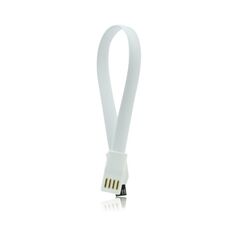 Baku USB Καλώδιο με μαγνήτη - micro USB universal 20cm άσπρο BK-4046 έως 12 άτοκες Δόσεις