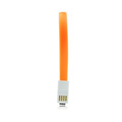 Baku USB Καλώδιο με μαγνήτη - micro USB universal 20cm πορτοκαλί BK-4091 έως 12 άτοκες Δόσεις