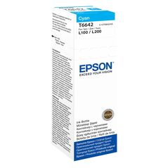 Epson Μελάνι Inkjet Bottle Cyan (C13T66424A) (EPST66424A) έως 12 άτοκες Δόσεις