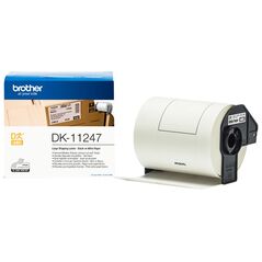 Brother DK-11247 Label Roll – Black on White, 103mm x 164mm (DK11247) (BRODK11247) έως 12 άτοκες Δόσεις