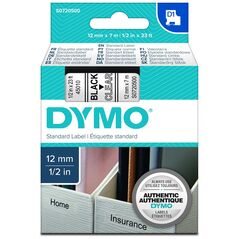 Ταινία Ετικετογράφου DYMO Standard 45019 12 mm x 7 m (Μαύρα Γράμματα σε Πράσινο Φόντο) (S0720590) (DYMO45019) έως 12 άτοκες Δόσεις