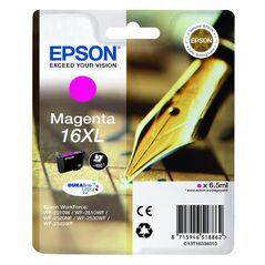 Epson Μελάνι Inkjet No.16 XL Magenta (C13T16334012) (EPST163340) έως 12 άτοκες Δόσεις