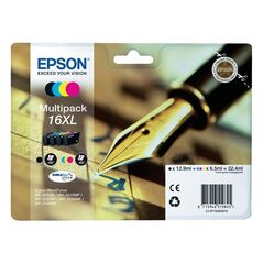 Epson Μελάνι Inkjet No.16 XL Multipack (C13T16364012) (EPST163640) έως 12 άτοκες Δόσεις