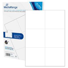 MediaRange Ετικέτες Γενικής Χρήσης 105x99mm. Λευκές (300 Pack) (MRINK144) έως 12 άτοκες Δόσεις